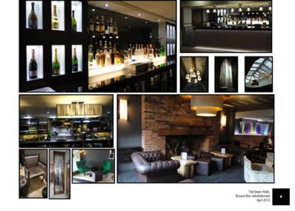 Hotel ground floor public space | overview of bars | Interior Designers